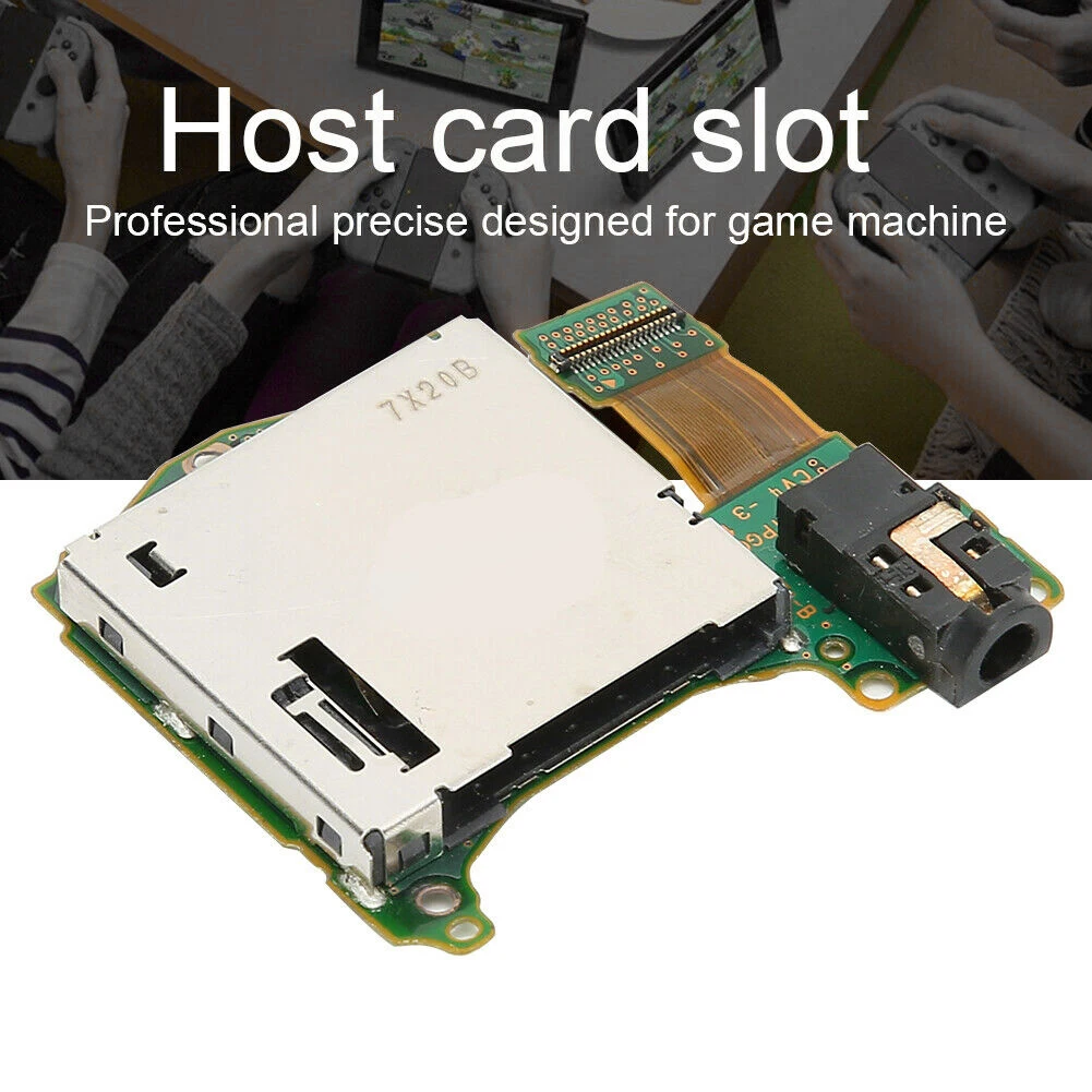 

Pratical Game Tray Durable Card Slot Reader Socket Console Professional PCB Board Easy Install Replacement For Switch