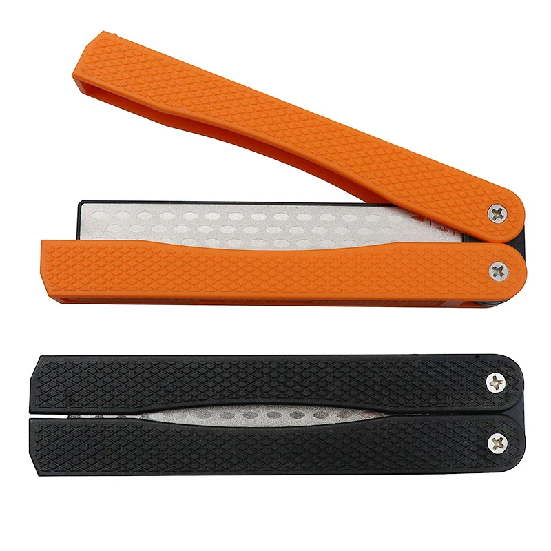 

Fold Pocket Kitchen Knife Sharpener Professional Whestone Double Side Knife Sharpening Stone Outdoor Diamond Sharpening Tools