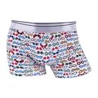 Трусы-боксеры мужские из вискозы, цвет в ассортименте