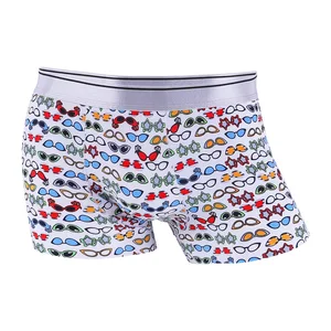 Трусы-боксеры мужские из вискозы, цвет в ассортименте