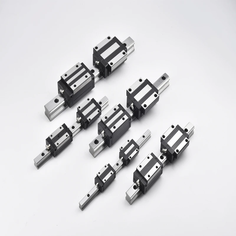 

HGH25CA HGW25 HGH25HA HGR25 Linear Guide Rails 25mm 2pcs LM Rail Any Length + 4pcs Slide Block Carriage CNC Parts Module kit