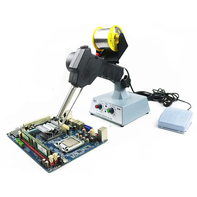 Новинка 80 Вт автоматическая паяльная станция для подачи олова подача припоя без