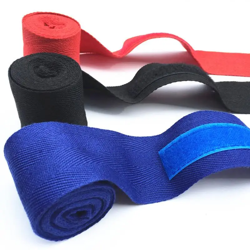 

1Pcs Cotton Kick Boxing Wraps Bandage Men Sanda Taekwondo Muay Thai