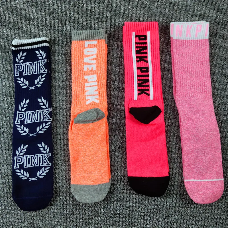 ALY Damei 2 pairs of sporty Christmas socks happy socks pink, gin, chocolate, red wine, if you can