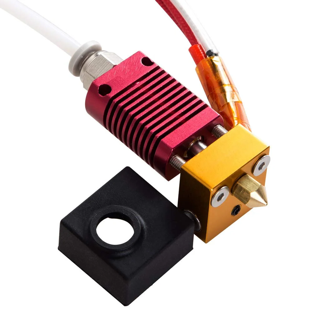 1set 3D Printer Parts CR10 Hotend Extruder kit 12V/24V for Ender-3 CR10 Printer 1.75mm 0.4mm Nozzle Aluminum Heated Block parts