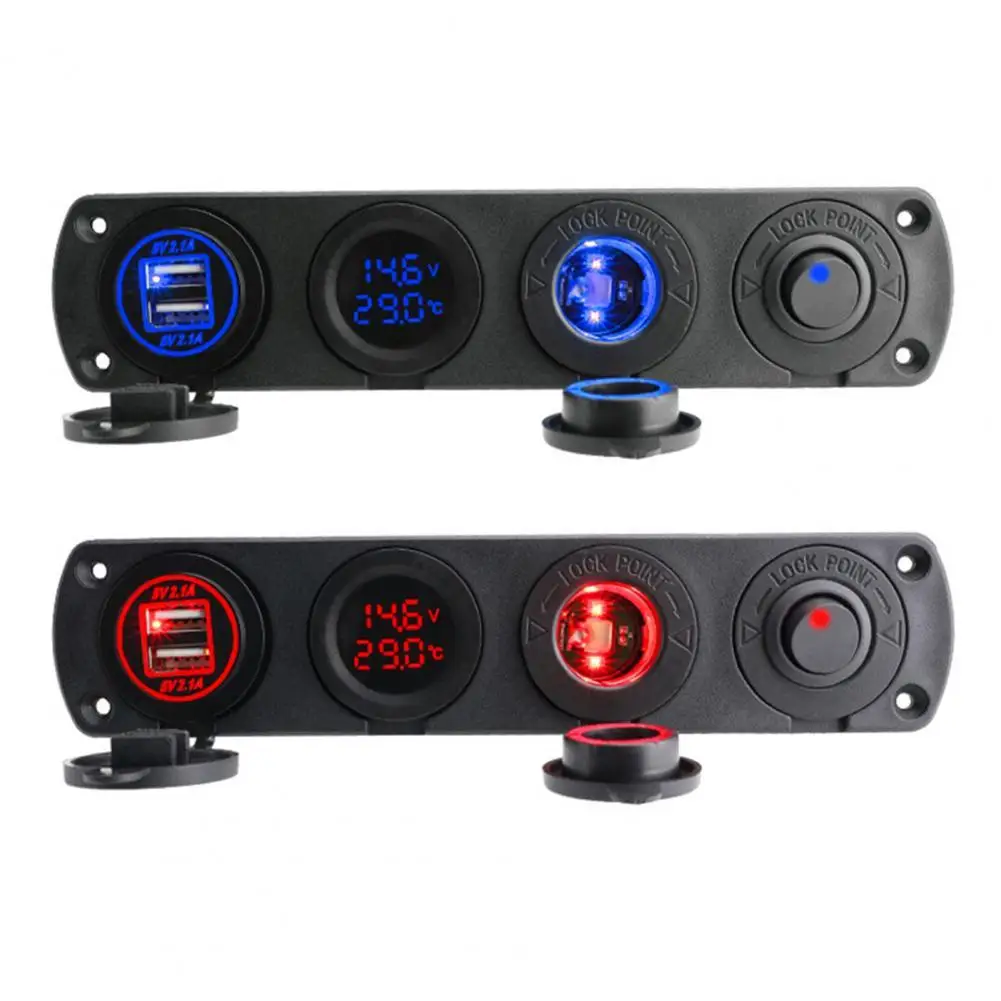 

Профессиональный выключатель питания, антикоррозийный, Двойная диафрагма, широкая совместимость, 4 отверстия, панель, зарядное устройство ...