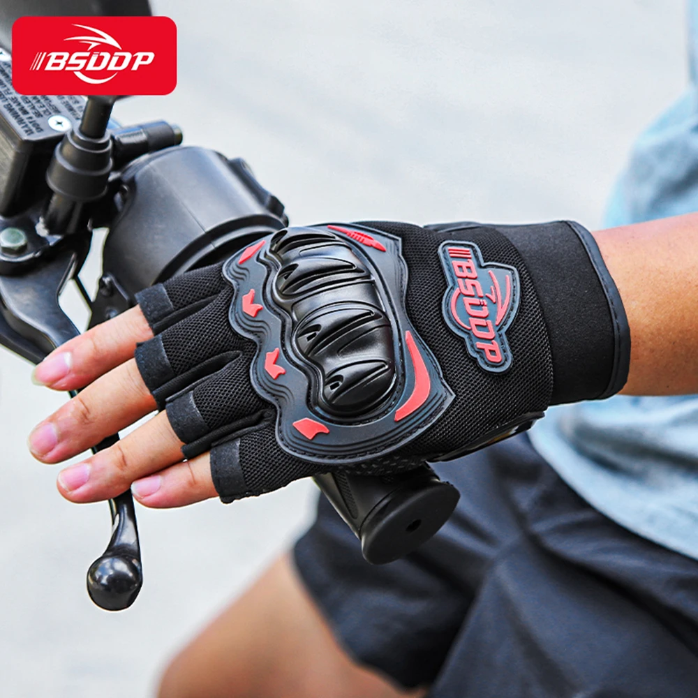 Универсальный Мотоцикл Скутер ATV гоночные перчатки без пальцев для Yamaha FZ1 фазер FZ6