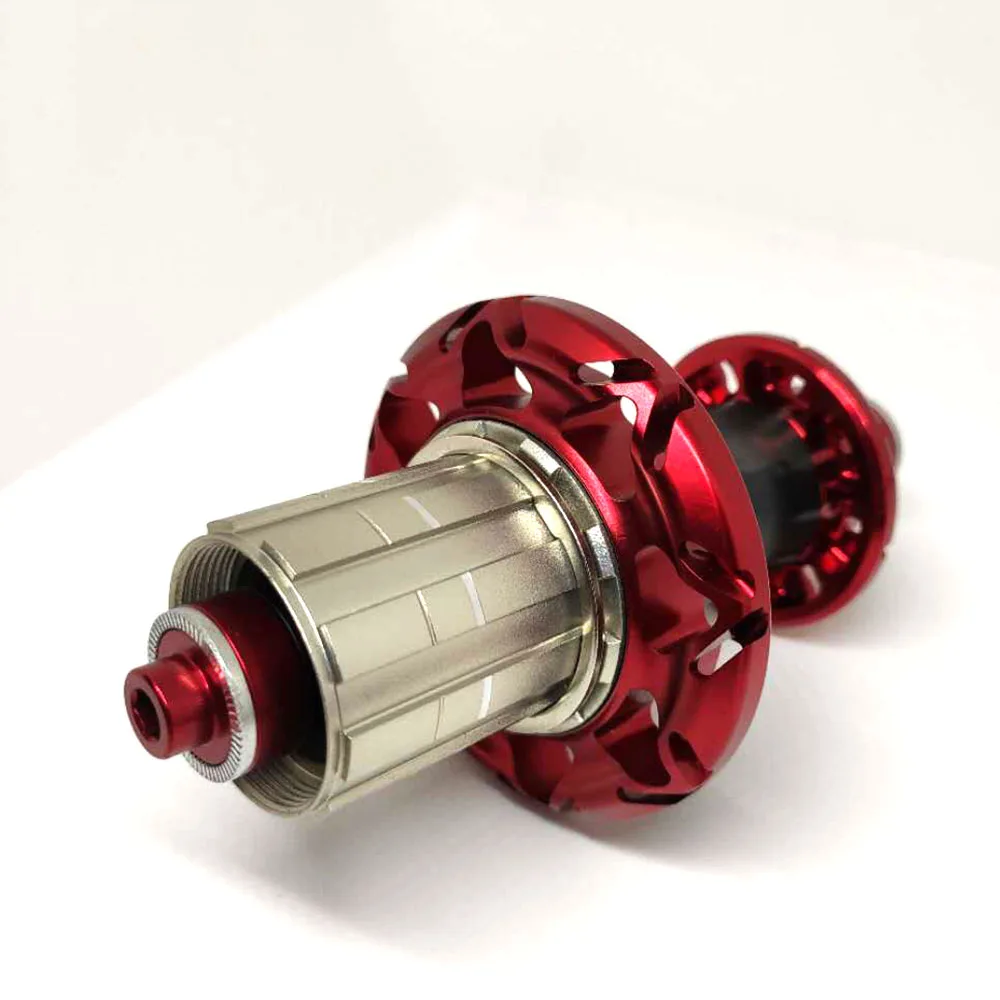 

Taiwan Aluminium Red R51 Hub for Carbon Road Bike Hub 20/24 Holes V Brake Superlight Straight Pull Carbon Bike Hub