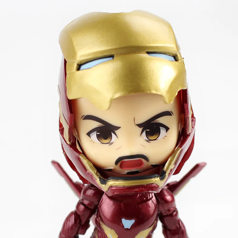 Бесконечность войны Мстители фигурку Nendoroid 543 781 866 955 988 1037 Человек-паук Железный человек Локи черная модель пантера игрушки