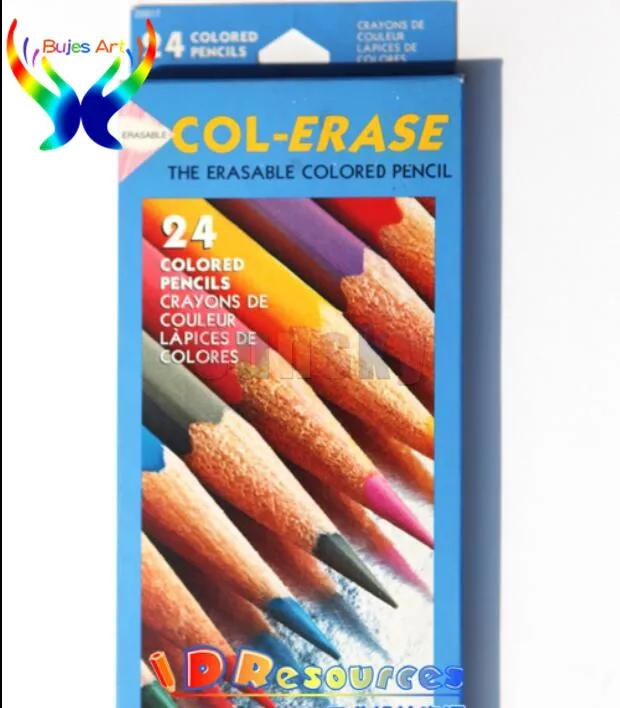 24 цвета комикс цветной карандаш со стирающимися чернилами Санфорд prismacolor lapis