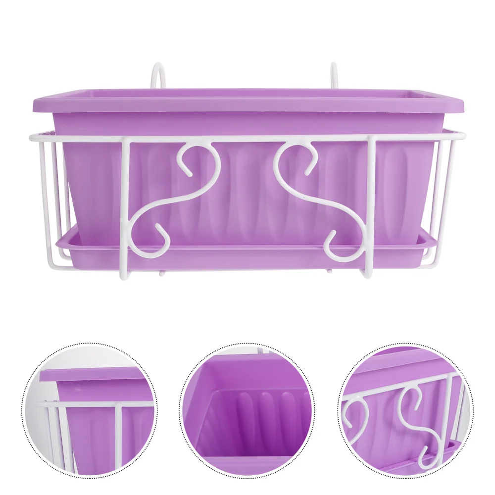 

1 Set Flowerpot Rack Balcony Planting Flowerpot Plant Display Rack for Home