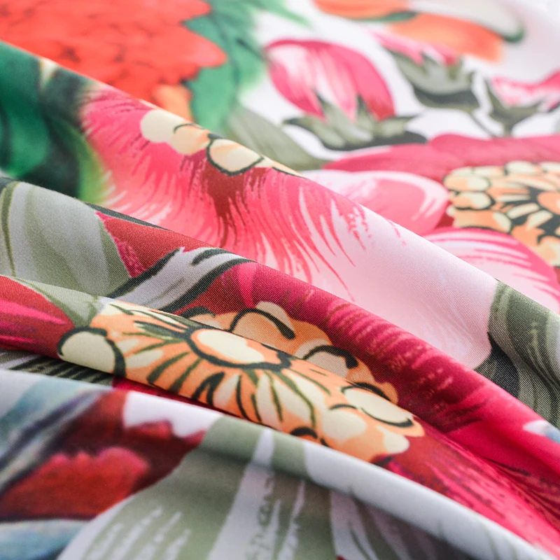 Luxury 3D Peony Floral Print Bedding Bed Comforter Sets Duvet Cover Pillowcase for Bedroom Decoration | Дом и сад