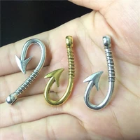 junkang 5pcs charm ocean fish hook pendant jewelry making diy handmade necklace accessories material wholesale