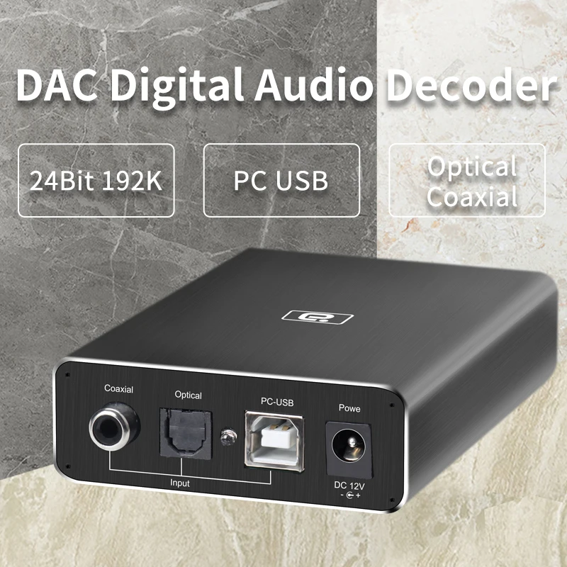 

Hi-Fi оптический волоконный коаксиальный USB DAC декодер для наушников 24 бит/192 кГц Аудио Стерео Усилители для домашних динамиков бас управление ...