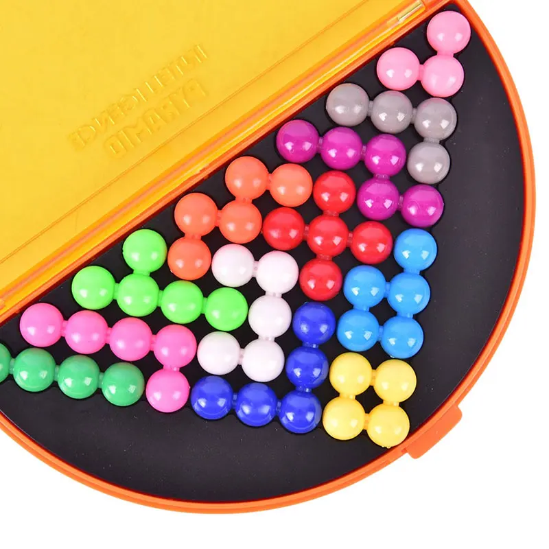 3D головоломки IQ жемчуг логическая игра ума 178 проблемы пирамиды игрушечная