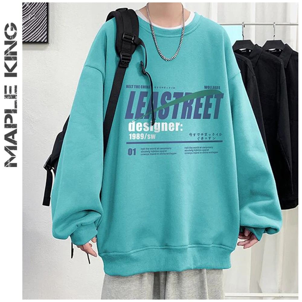 

Men Letter Printed Pullover Moletom Long Sleeve Hip Hop Oversized Hoodies Sweatshirts 2021 Harajuku Couple Clothes Streetwear
