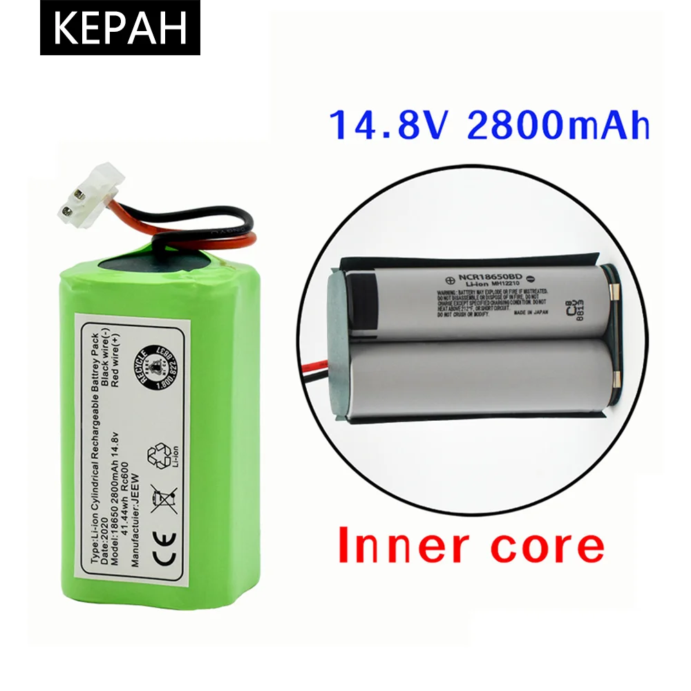 

ILife 2021 V 14.8 MAH 2600 MAH lithium battery for iLife A4 A4S V7 A6 v7s plus robot vacuum cleaner, full capacity, new 6800