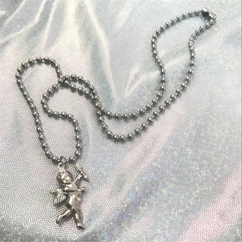 Ожерелье с кулоном в виде сердца из нержавеющей стали | Украшения и аксессуары