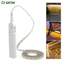 motion sensor led under cabinet light strip 1m 2m 3m 5m waterproof 5v usb tape kitchen night closet lamp for bed stair wardrobe