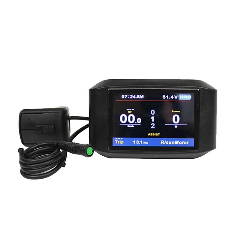 

203F BAFANG 8fun LCD 750C Display Compatible with Electric Bicycle BBS02B BBS01B & BBSHD 750C EBike Speedometer