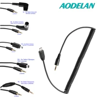 aodelan 2 5mm remote wired shutter release cable connecting cord cable c6 c8 n8 n10 s6 s8 o6 p6 for canon nikon sony panasonic