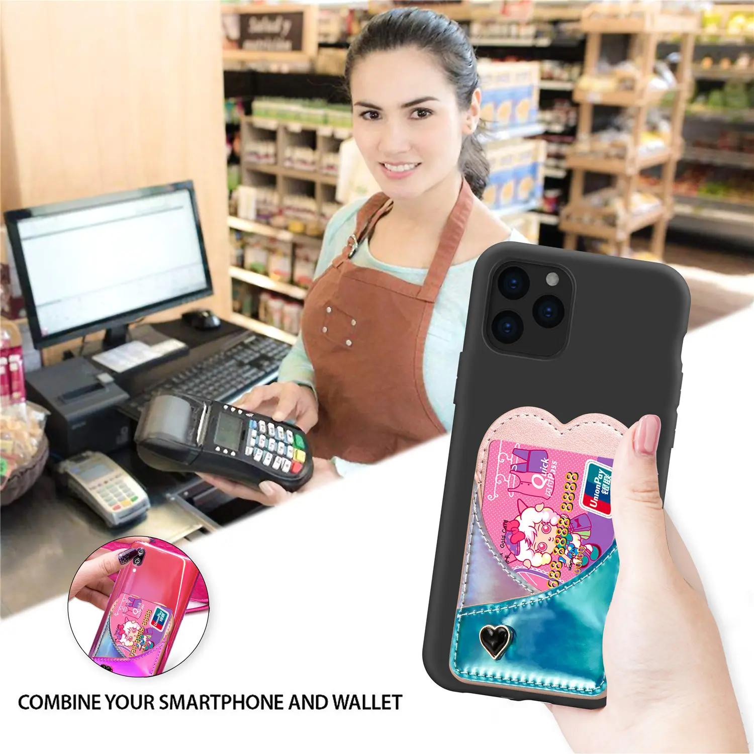 Чехол для iPhone 11 pro max силиконовый карамельный цвет модная Лазерная валентинка