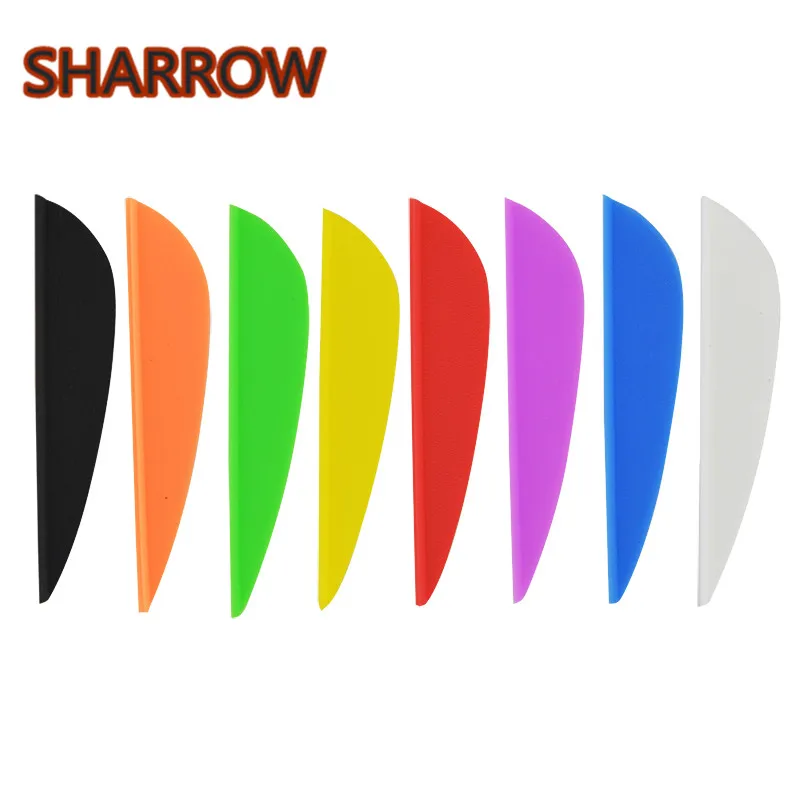 50 шт. 2 &quotрезиновые лопасти стрелки Fletches Feather Fletching Arrow сделай сам инструменты для