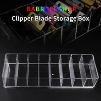 professional salon clipper cutter head storage box barber hair trimmer protective blade holder case for barbershop