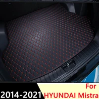 sj car trunk mat tail boot tray auto floor liner cargo carpet luggage mud pad cover accessories fit for hyundai mistra 2014 2021