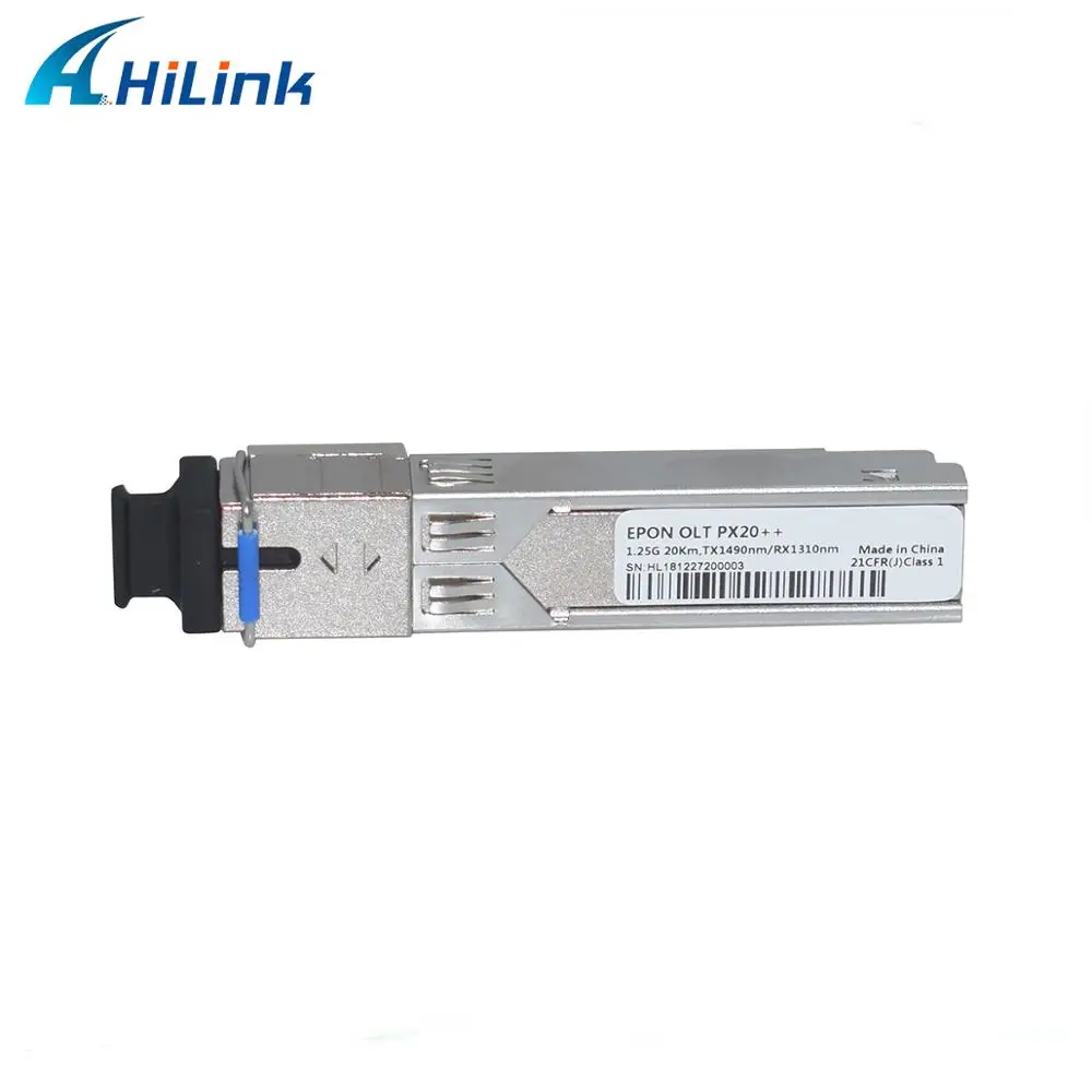 EPON OLT PX20 ++ 20 км 4 6 дБ питание Tx1490/Rx1390 1 25 GGbps/1 Гбит/с SFP BiDi SC/UPC коммерческая