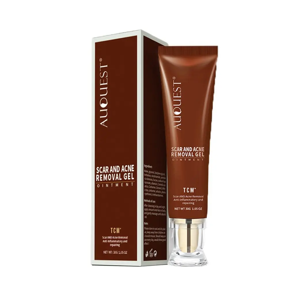 

30 г натуральный для удаления шрамов крем-гель анти-акне уход за угристой кожей лечение крем для удаления черных точек Ремонт по уходу за кож...