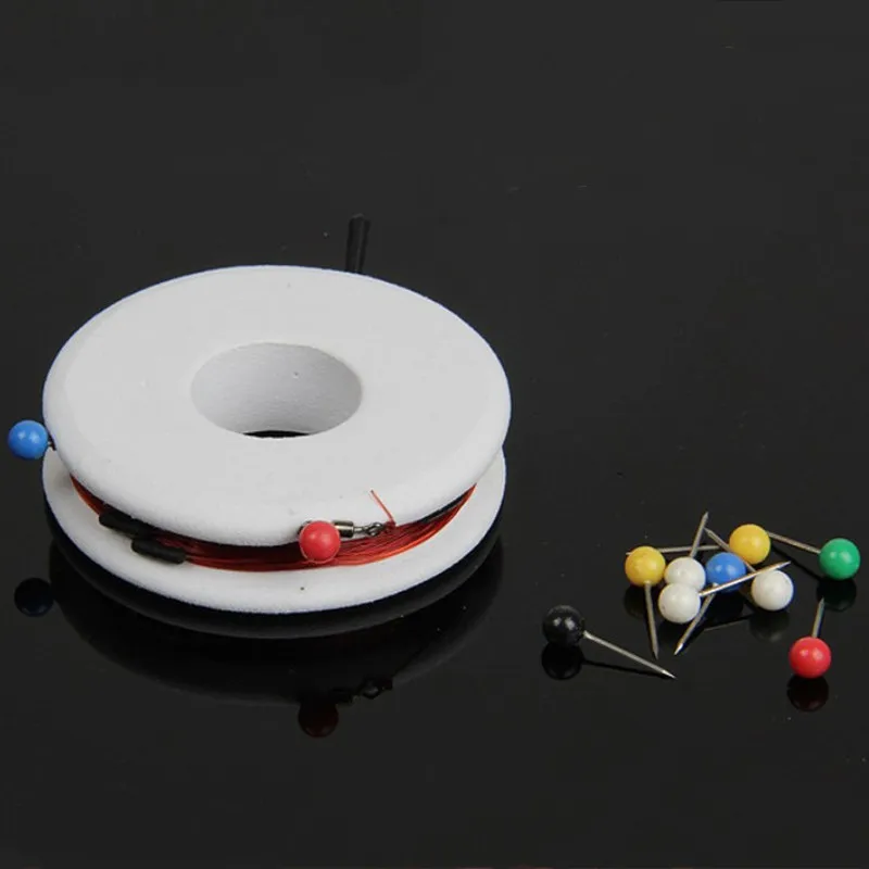 

100Pcs Map Tacks Push Pins Plastic Head with Steel Point 4mm 11mm Cork Board Safety Pin Colored Thumbtack Office School Supply