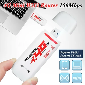 portable 4g3g lte car wifi router hotspot 150mbps wireless usb dongle mobile broadband modem sim card unlocked free global shipping