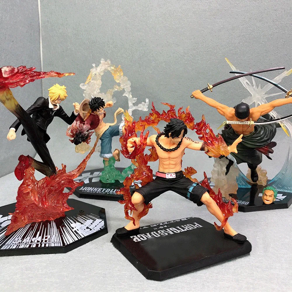 GUCHABEL Anime One Piece Portgas D. Фигурка Ace три тысячи мировых самураев фехтовальщик ророноа