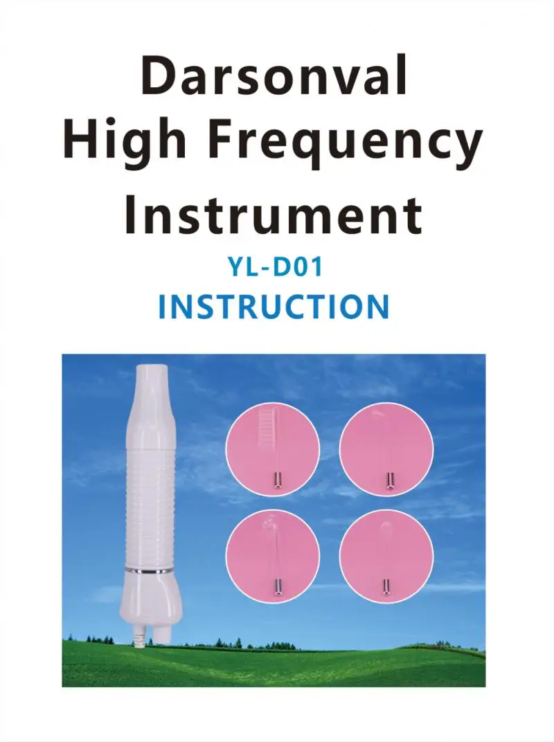 Женский уход за кожей Электротерапия стеклянная трубка высокочастотная бирка