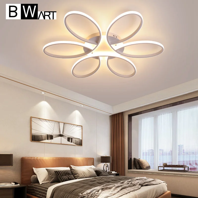 Bwarts-candelabro led moderno para sala de estar, dormitorio, comedor, control remoto, iluminación de araña interior de alto brillo, novedad