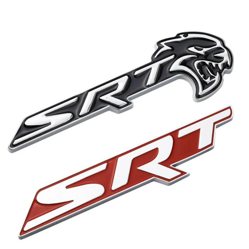 Для Dodge Challeng хром SRT 3D Металлическая Автомобильная боковая эмблема наклейка задний багажник эмблемы Стайлинг автомобиля Наклейка