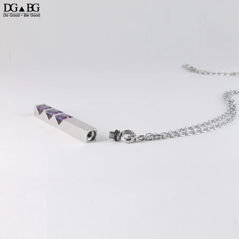 Инкрустация Колье из прах питомца урна с кристаллами кулон ожерелье ювелирные