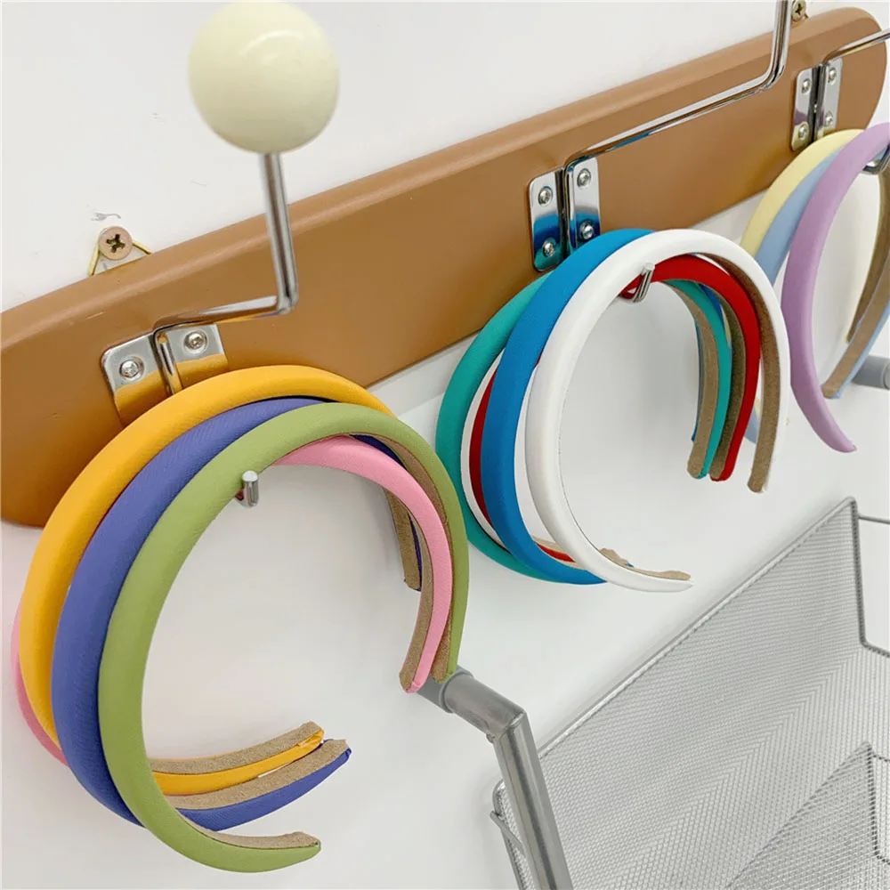 

New Women Girls Cute Candy Colors Sponge Simple Hairbands Sweet Hair Holder Headband Hair Hoop Fashion Hair Accessories