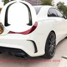 Задний бампер автомобиля спойлер вентиляционное отверстие Крышка углеродного волокна наклейки для Benz CLA W117 CLA 200 250 45 AMG 2013 2014 2015 2016 2017 2018