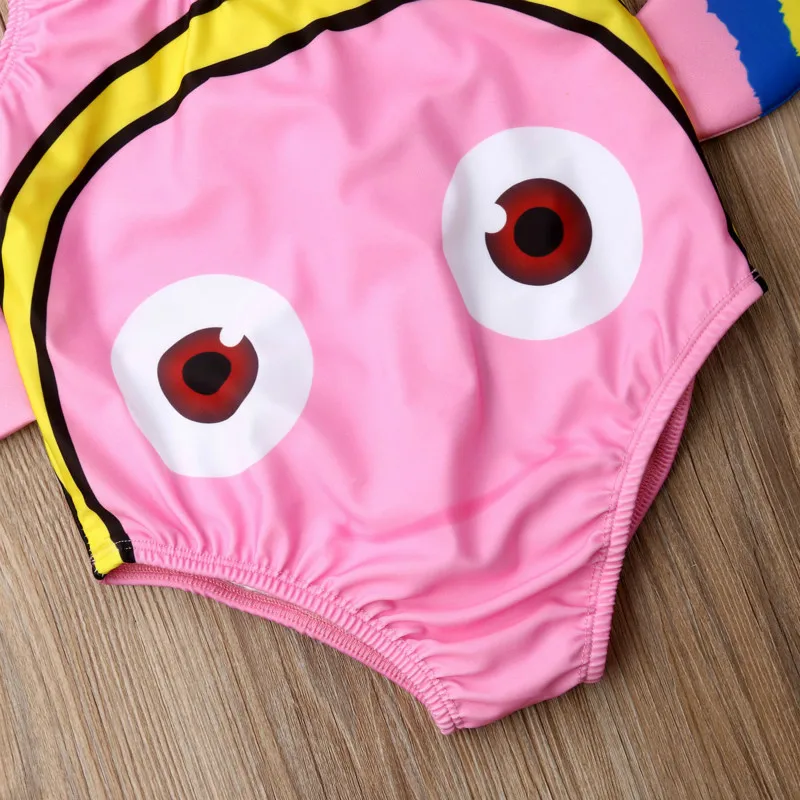 Детский купальный костюм из 2 предметов для маленьких девочек с 3D принтом золотой