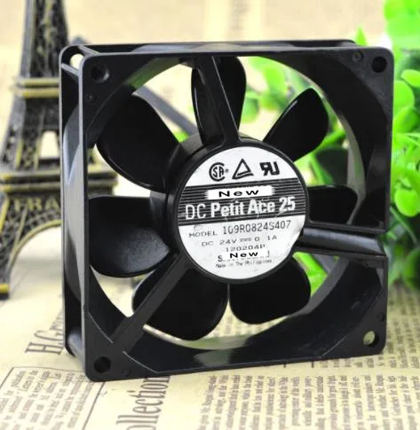 

109R0824S407 8025 24V 0.1A 8CM inverter fan mute cooling fan