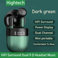 hightech wireless headphone hifi surround music headset bluetooth earphones waterproof sport for huawei iphone oppo xiaimi