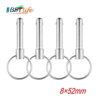 4pcs 8mm stainless steel 316 marine grade double ball quick release pin for boat bimini top deck hinge marine boat