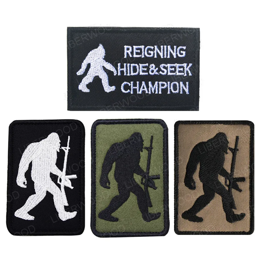 Боевой значок Bigfoot take нашивка оружие reign Боевая накладка на крючок для чемпиона