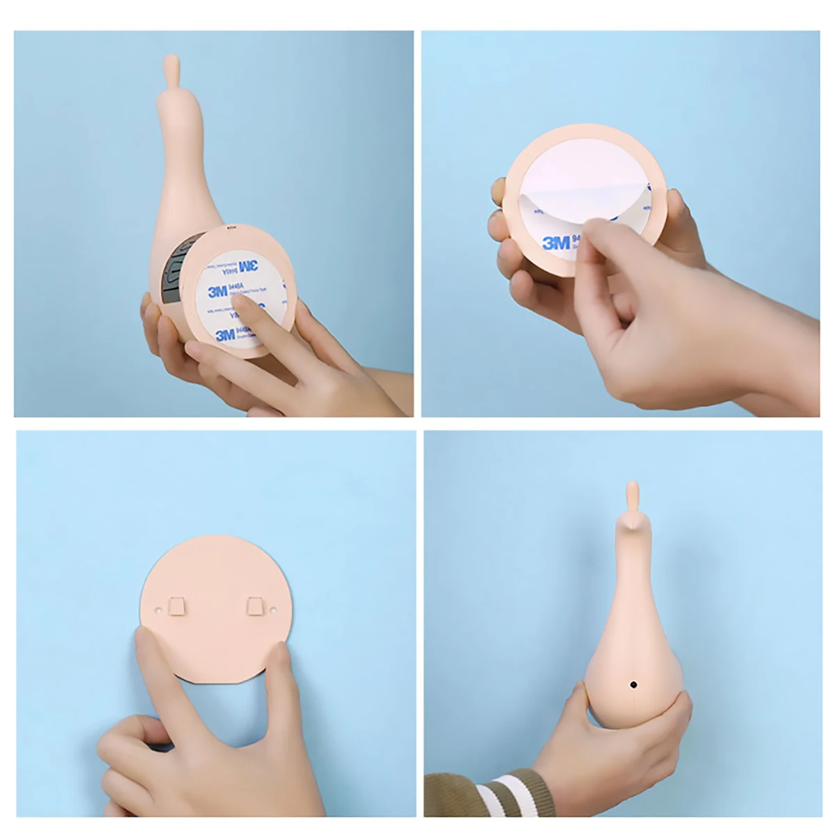 Ночник с павлиньим узором 7 цветов USB перезаряжаемый настенный для коридора