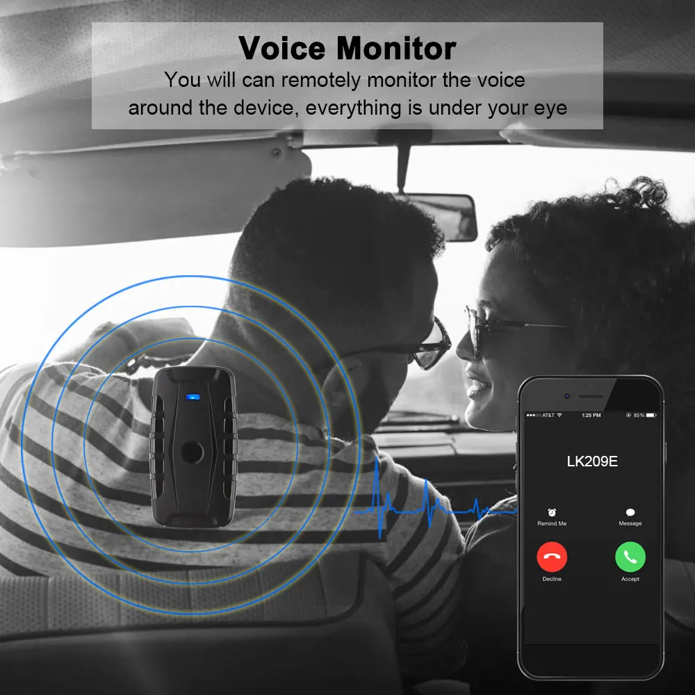 GPS трекер LK209E автомобильный 2G водостойкий IP67|GPS-трекеры| |