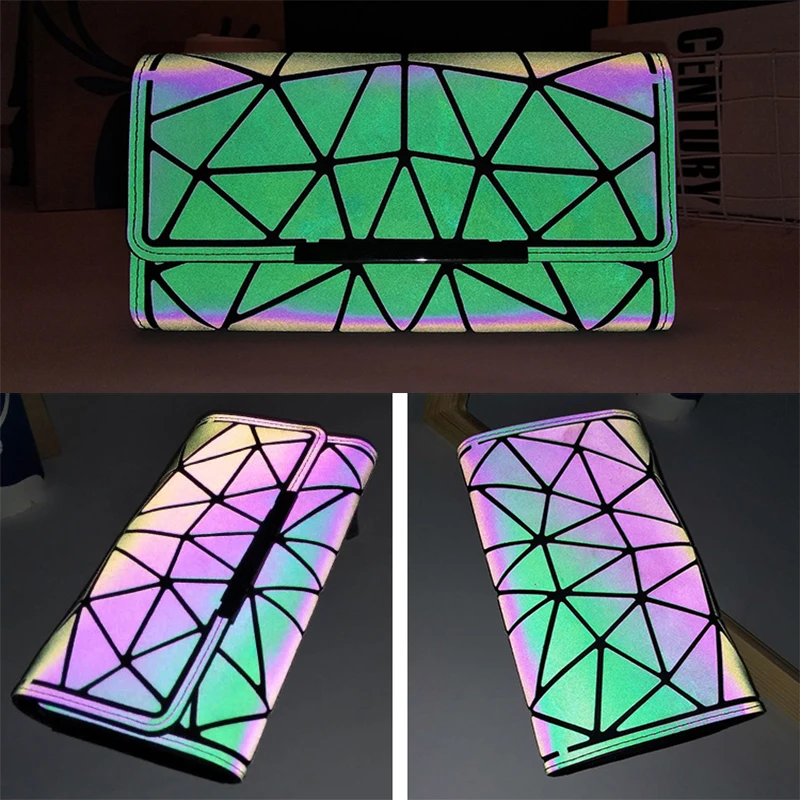 Новый Модный женская сумка зажимом денег карты длинный клатч кошелек женский