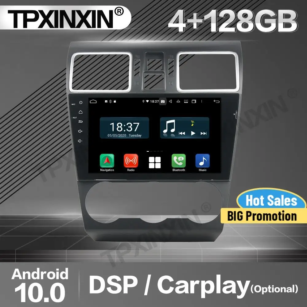 

Автомагнитола Carplay 2 Din, 128 ГГц, стереоприемник Android для Subaru Forester WRX 2014 2015 2016 IPS GPS Navi Player, аудиоголовное устройство