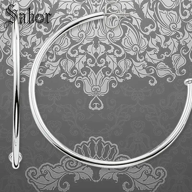 Серьги кольца на петлях в креольском стиле женские классические украшения с